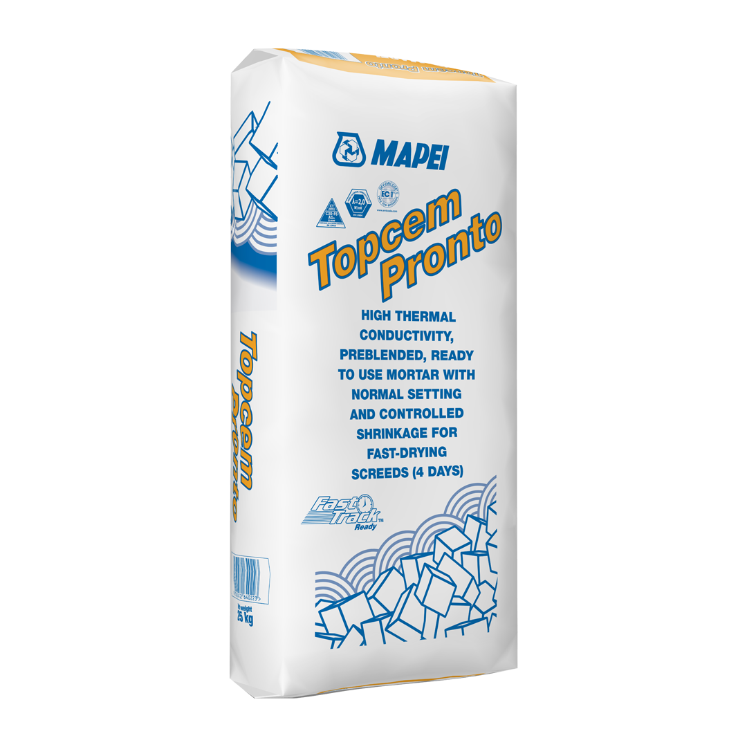 Mapei Topcem Pronto | Rapid Drying Ready-Mixed Screed Mortar