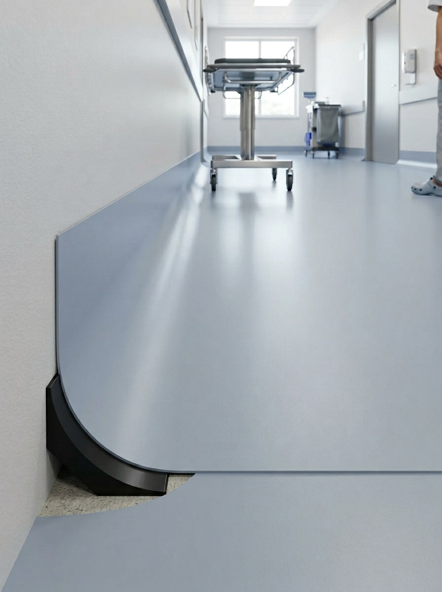 PVC Cove Former / Cove Fillet for Vinyl Flooring