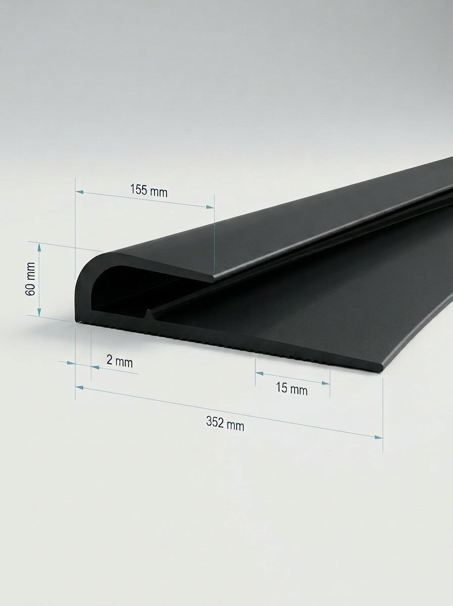 Capping Strip for Vinyl Flooring (PVC Wall Finish Trim)