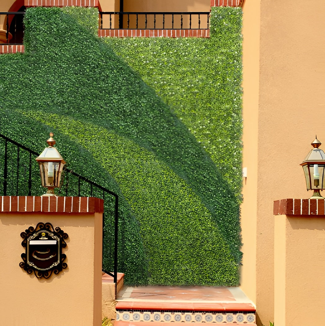 Jade Leaf Artificial Boxwood Hedge Wall Panel – Indoor & Outdoor Green Wall System